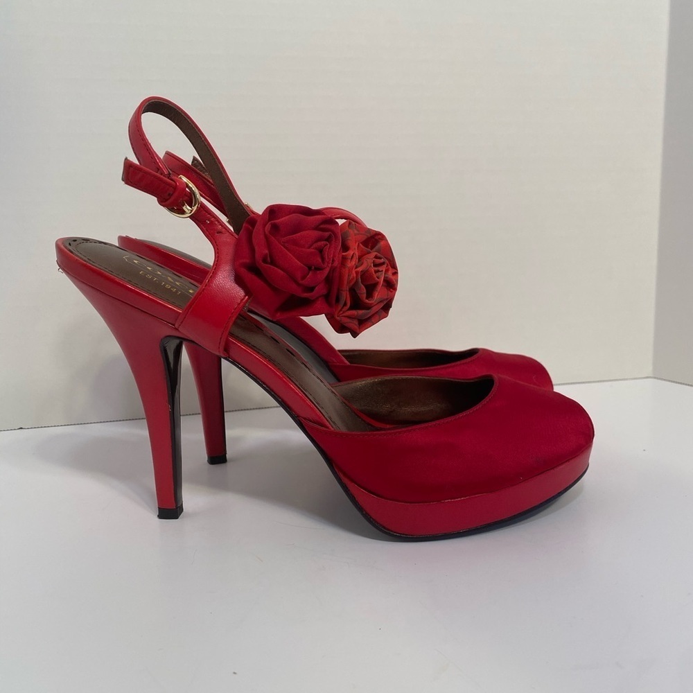 Coach Addysen Ruby Red Heels 9.5 - Picture 5 of 7